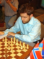 Zwycięzca turnieju Levon Aronian z Armenii - zdjęcie udostępnione przez dr Andrzeja Filipowicza